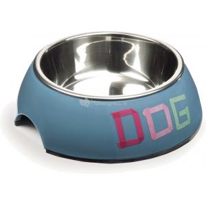 Hondenvoerbak Tape Dog blauw 14 cm