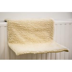 Afbeelding Sleepy verstelbare radiator kattenhangmat creme door Huisdierexpress.nl